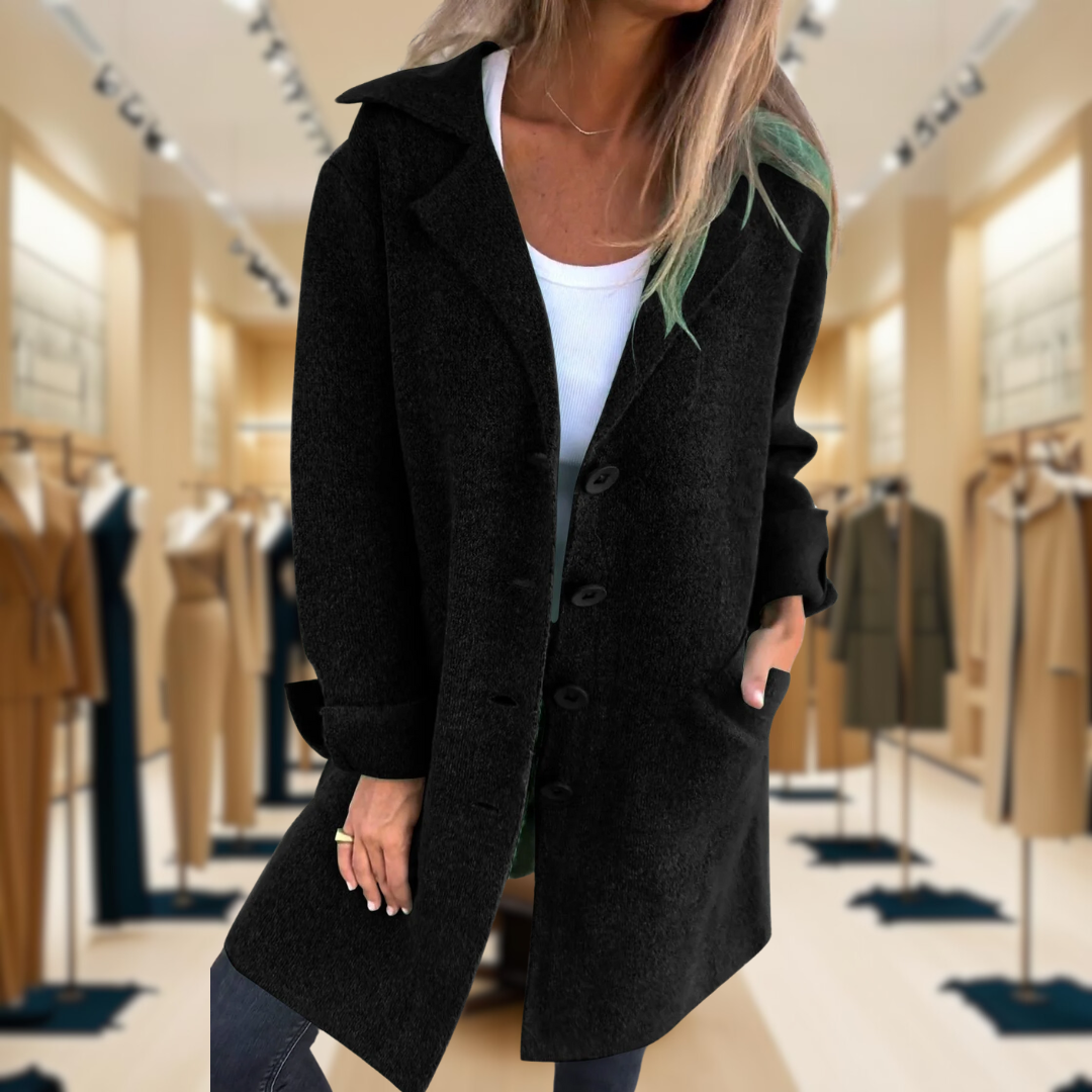 Ada™ | Stylish Long Knit Coat