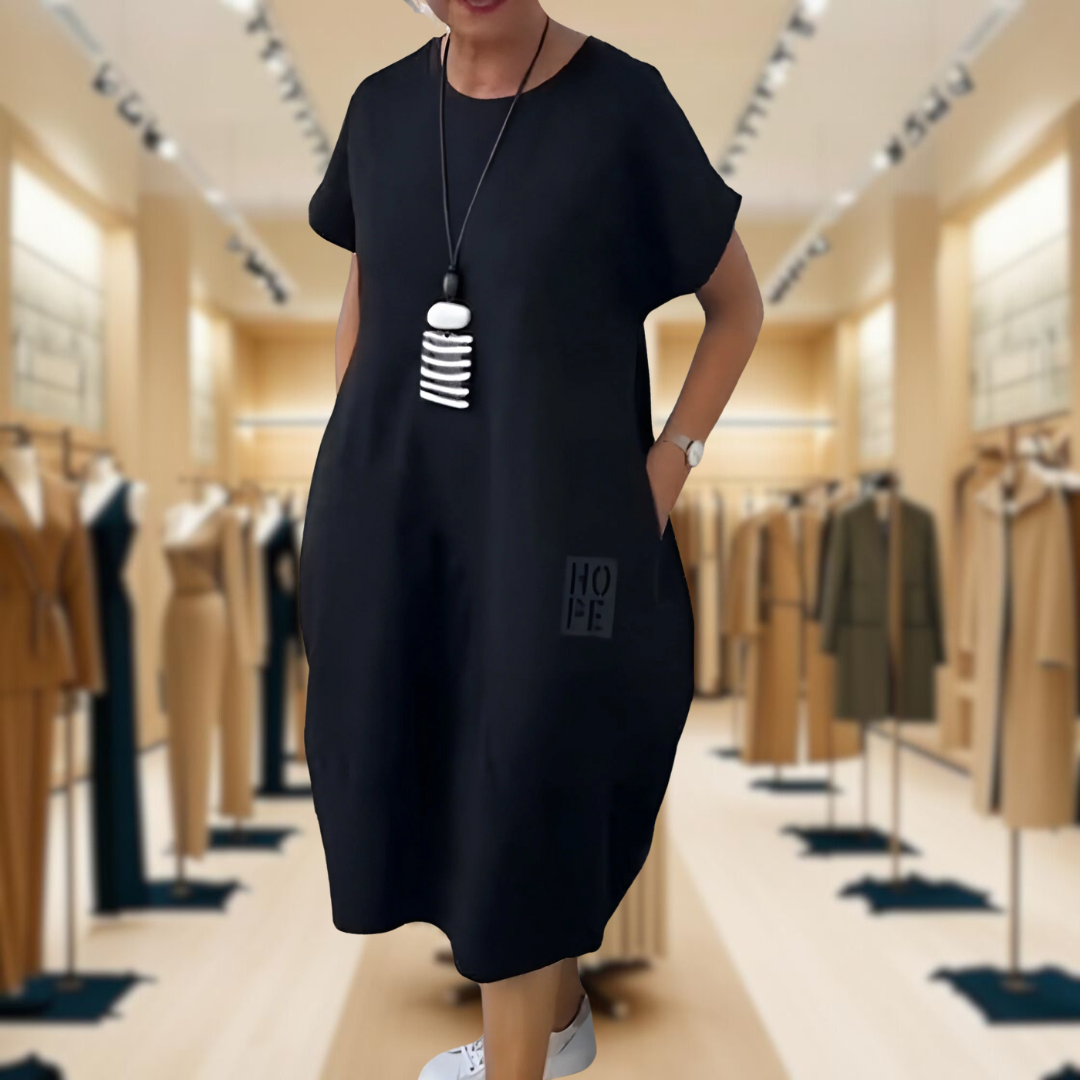 Addison™ - Stylish Short Sleeved Dress