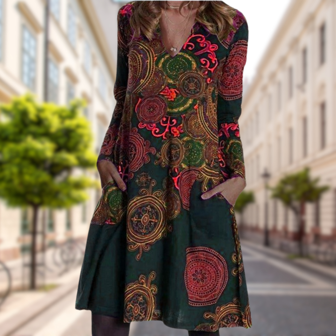 Rosy | Plus Size Longsleeve Dress