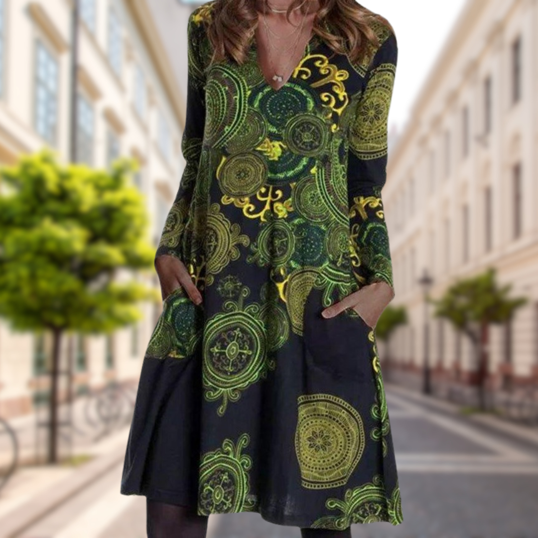 Rosy | Plus Size Longsleeve Dress