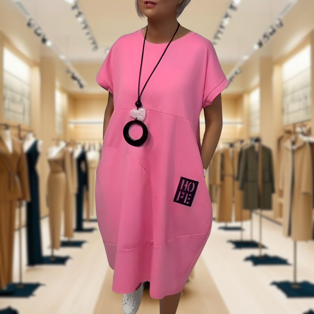 Addison™ - Stylish Short Sleeved Dress