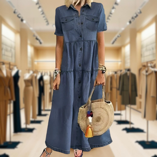 Olivia | Classic Slimming Jeans Look Dress