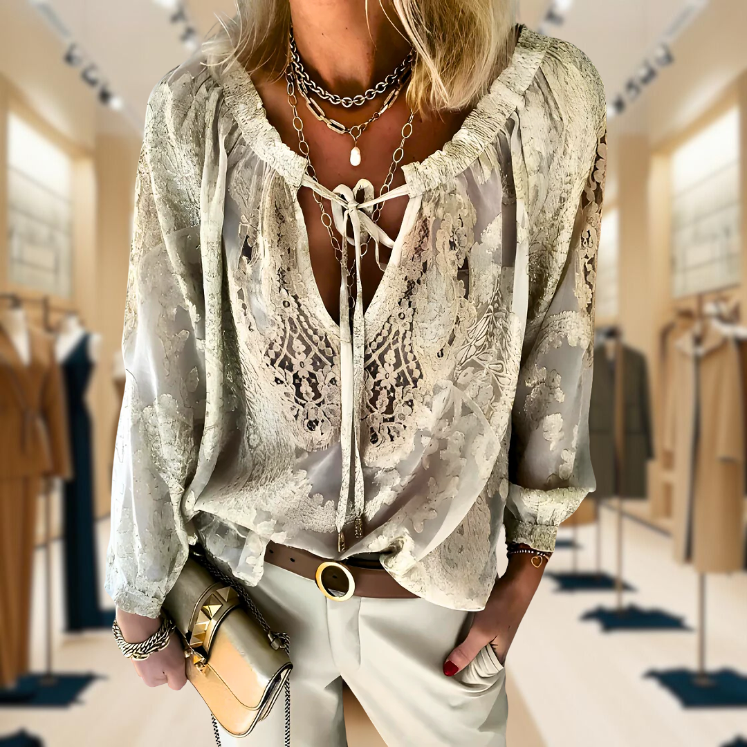Greta - Women's Blouse Boho - Vintage