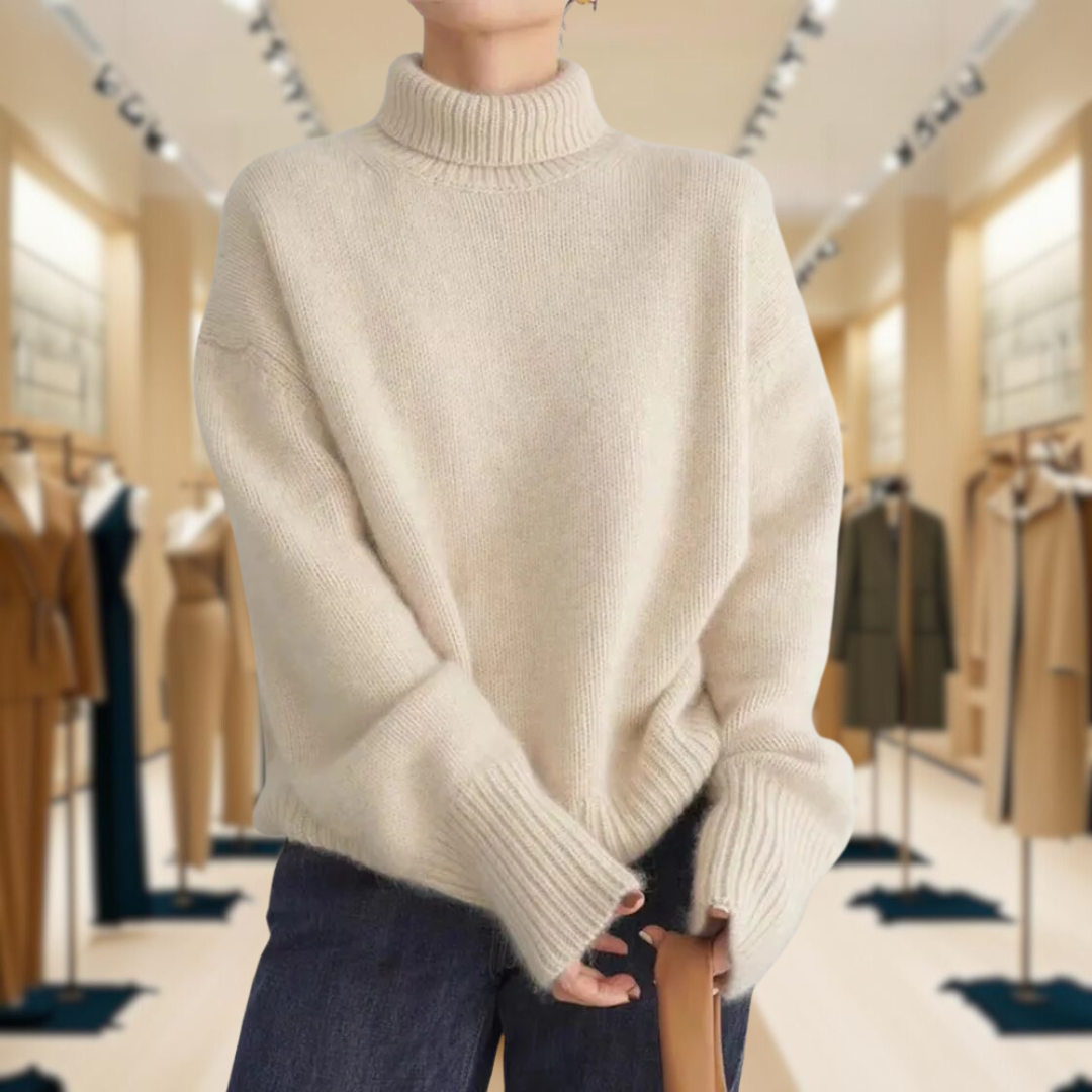 Mirrin Wool Turtleneck Sweater