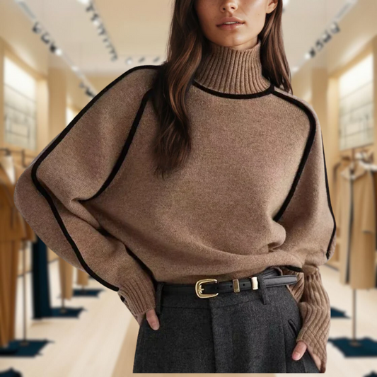 Yalina Warm Turtleneck Sweater