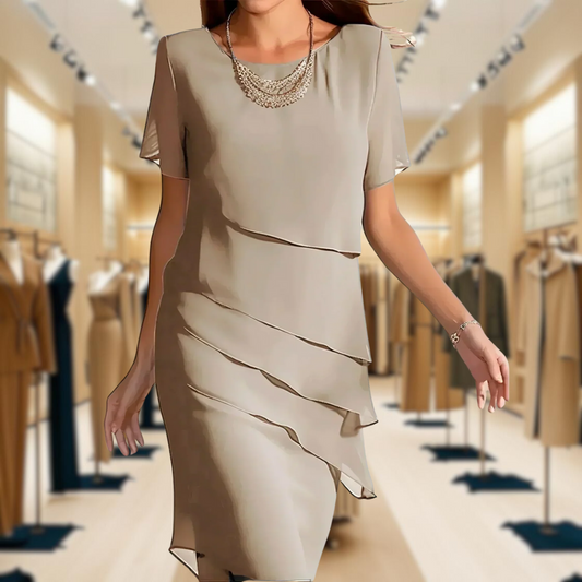 Becci™️ | Elegant Dress with Tummy-Flattering Design