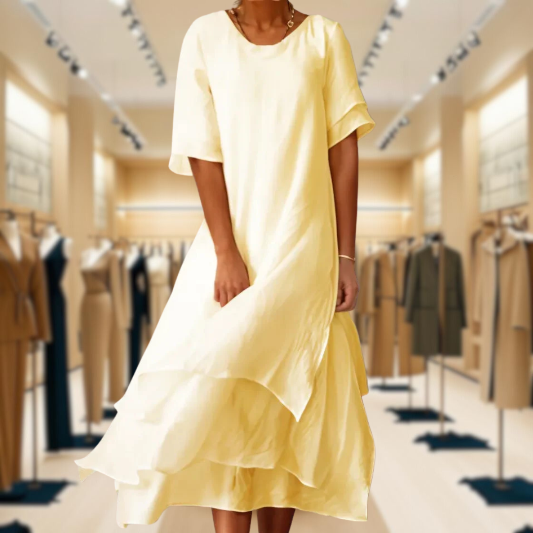 ELOISE | Elegant Cotton Long Dress