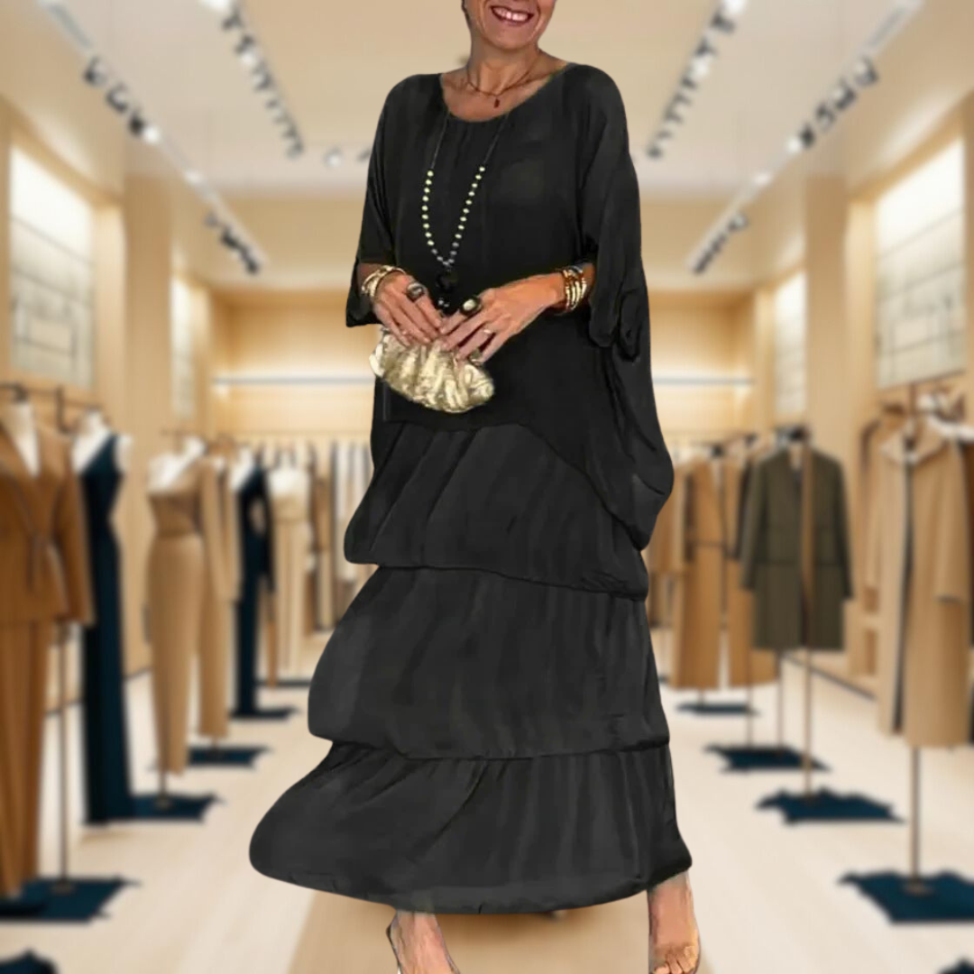 Nora | Elegant Chiffon Casual Boho Dress