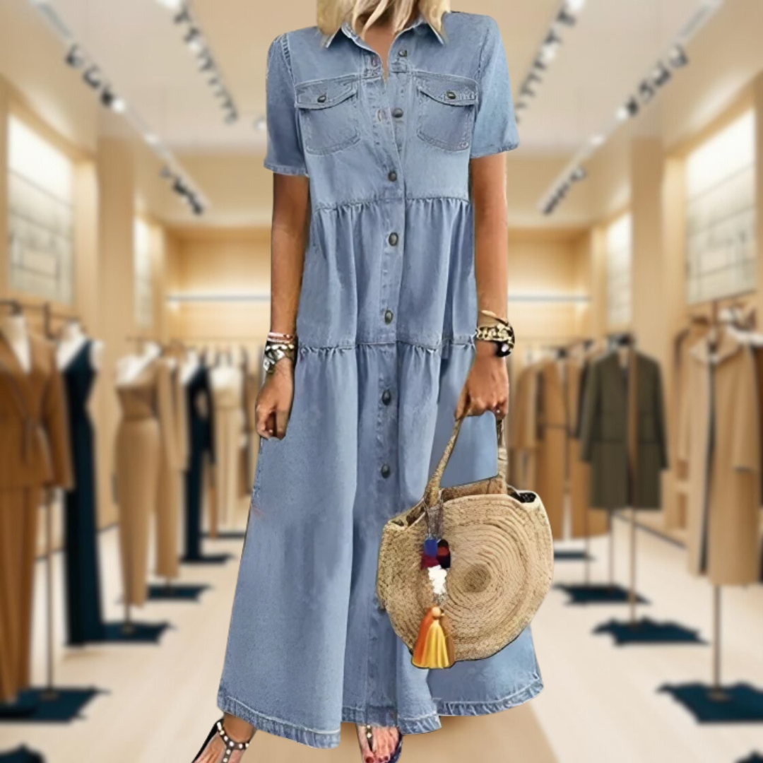 Olivia | Classic Slimming Jeans Look Dress