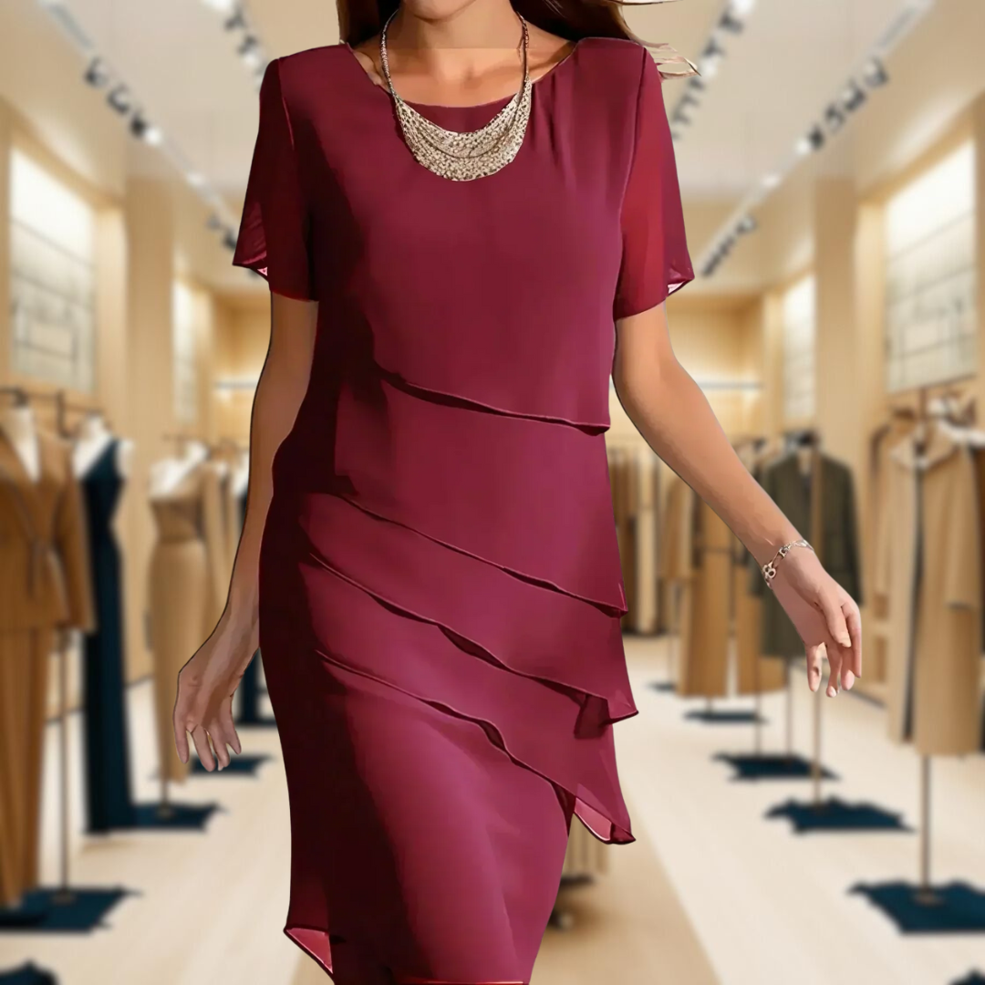 Becci™️ | Elegant Dress with Tummy-Flattering Design