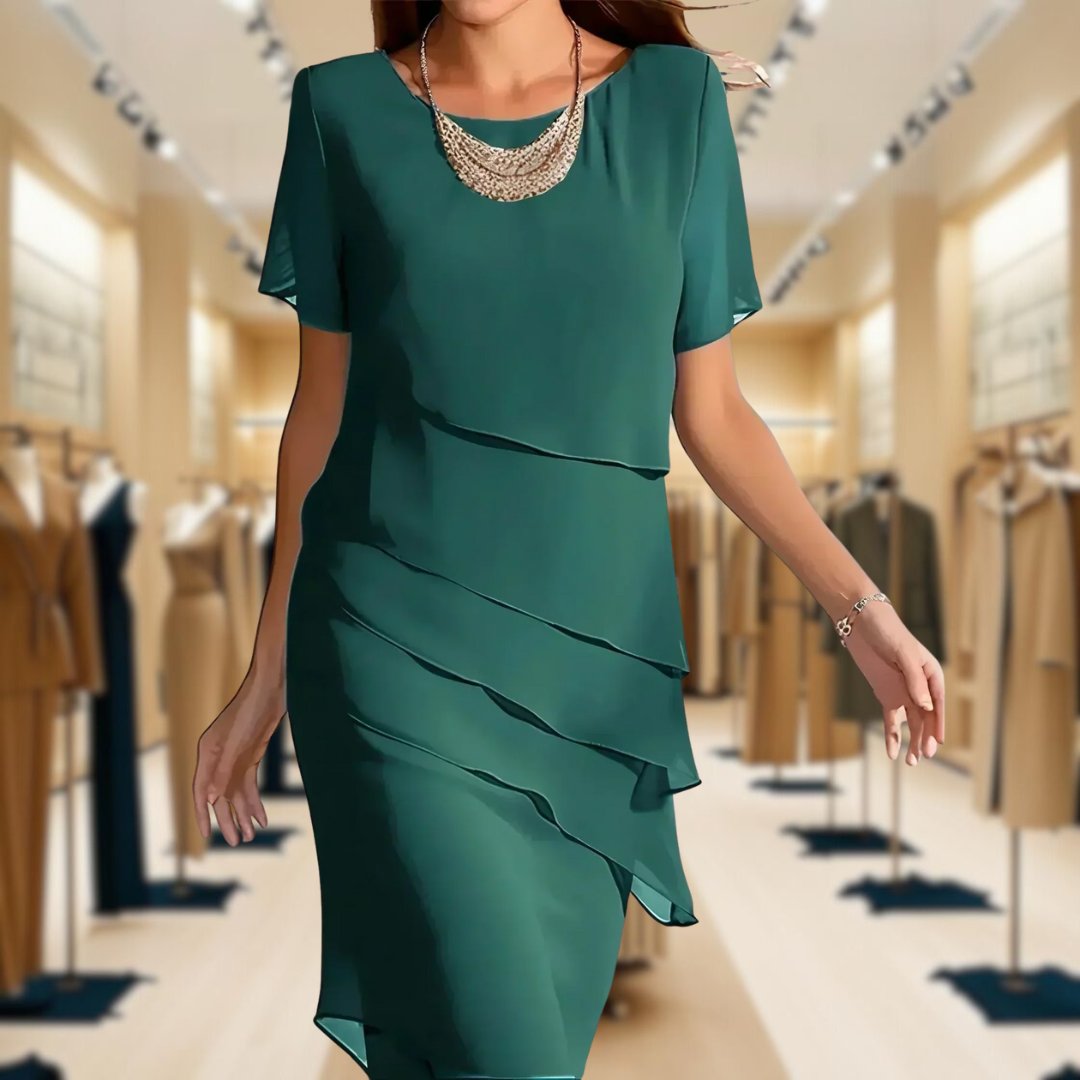 Becci™️ | Elegant Dress with Tummy-Flattering Design