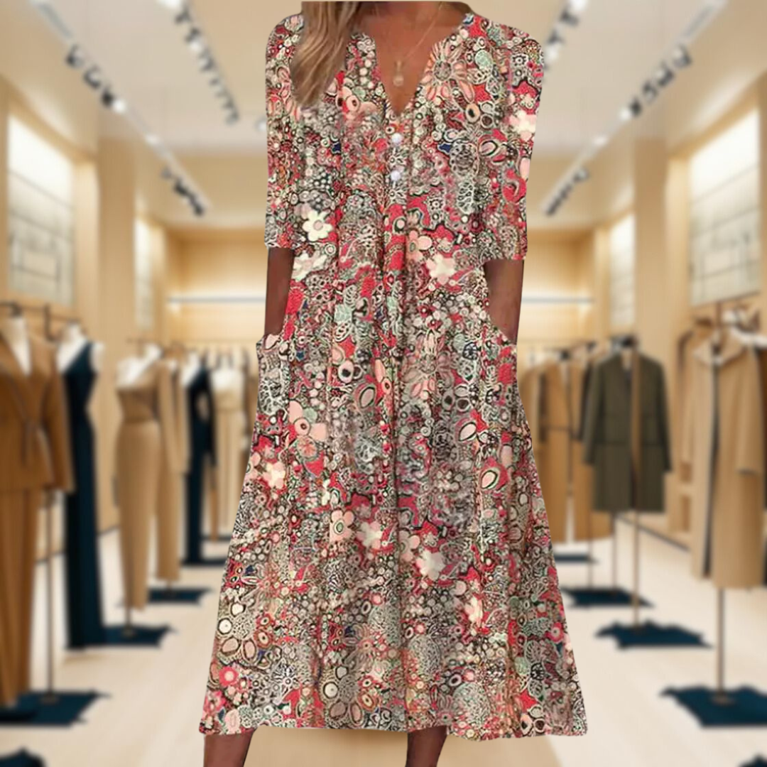 Iliana | Floral Maxi Dress