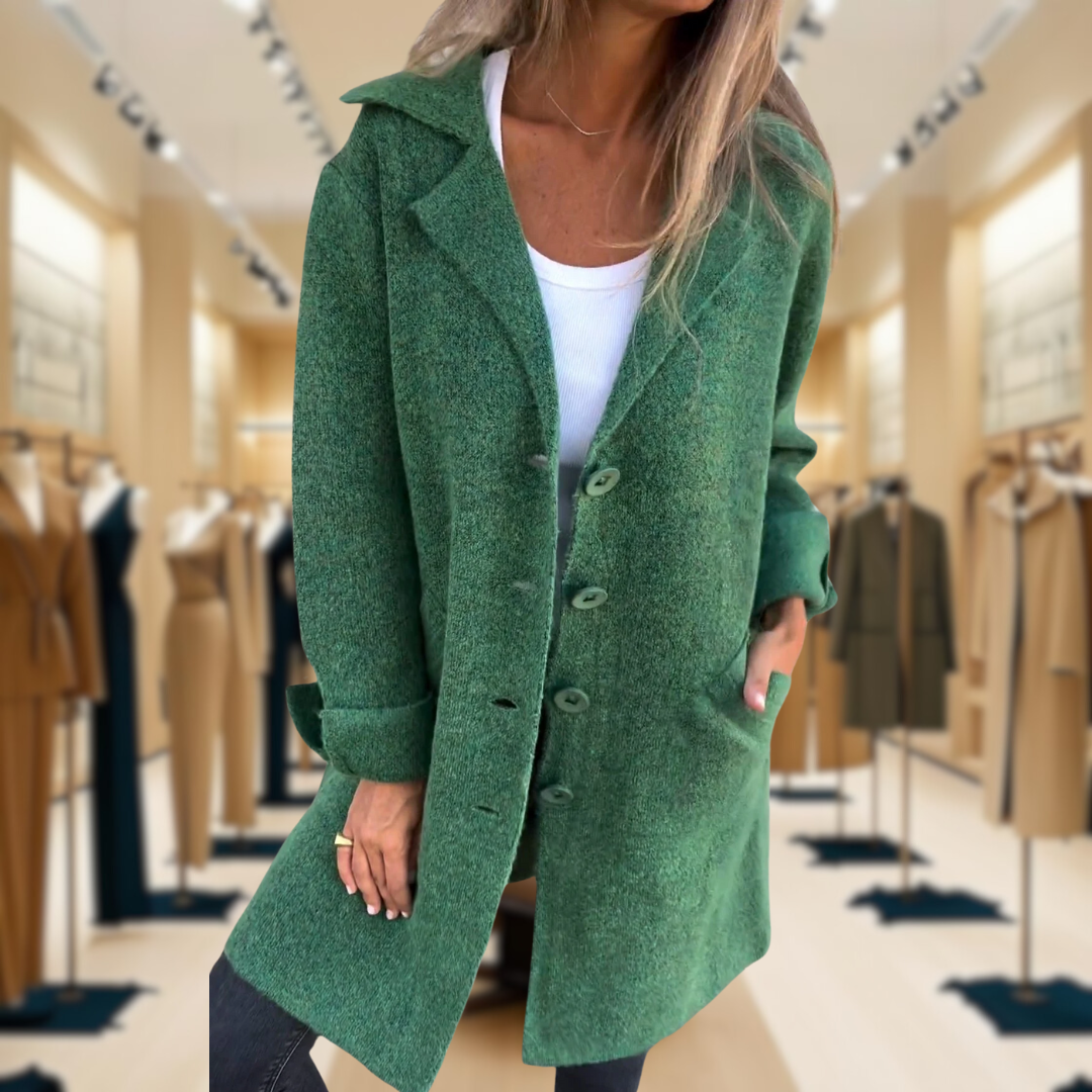 Ada™ | Stylish Long Knit Coat