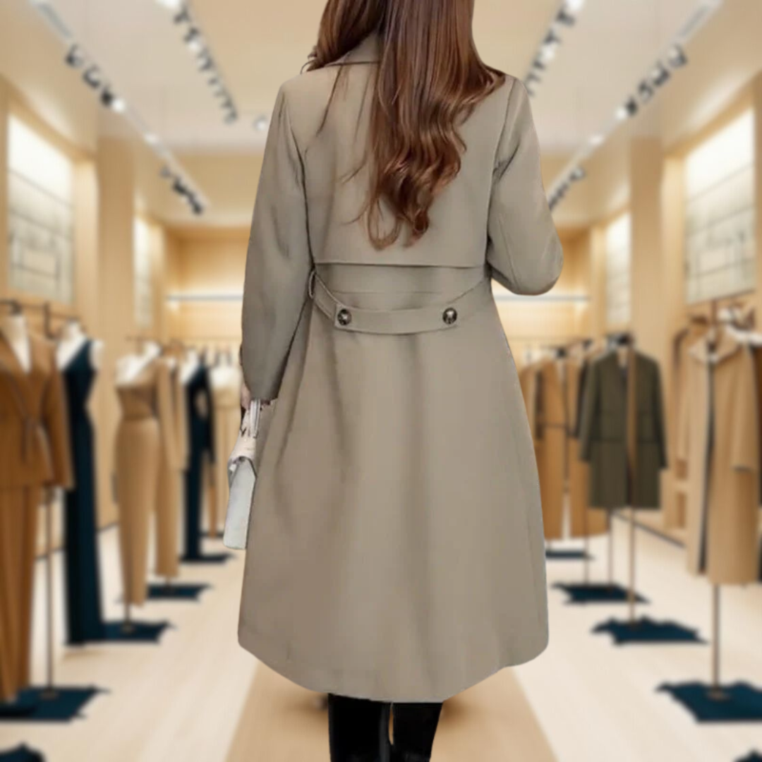 Elise™ | Elegant Trench Coat