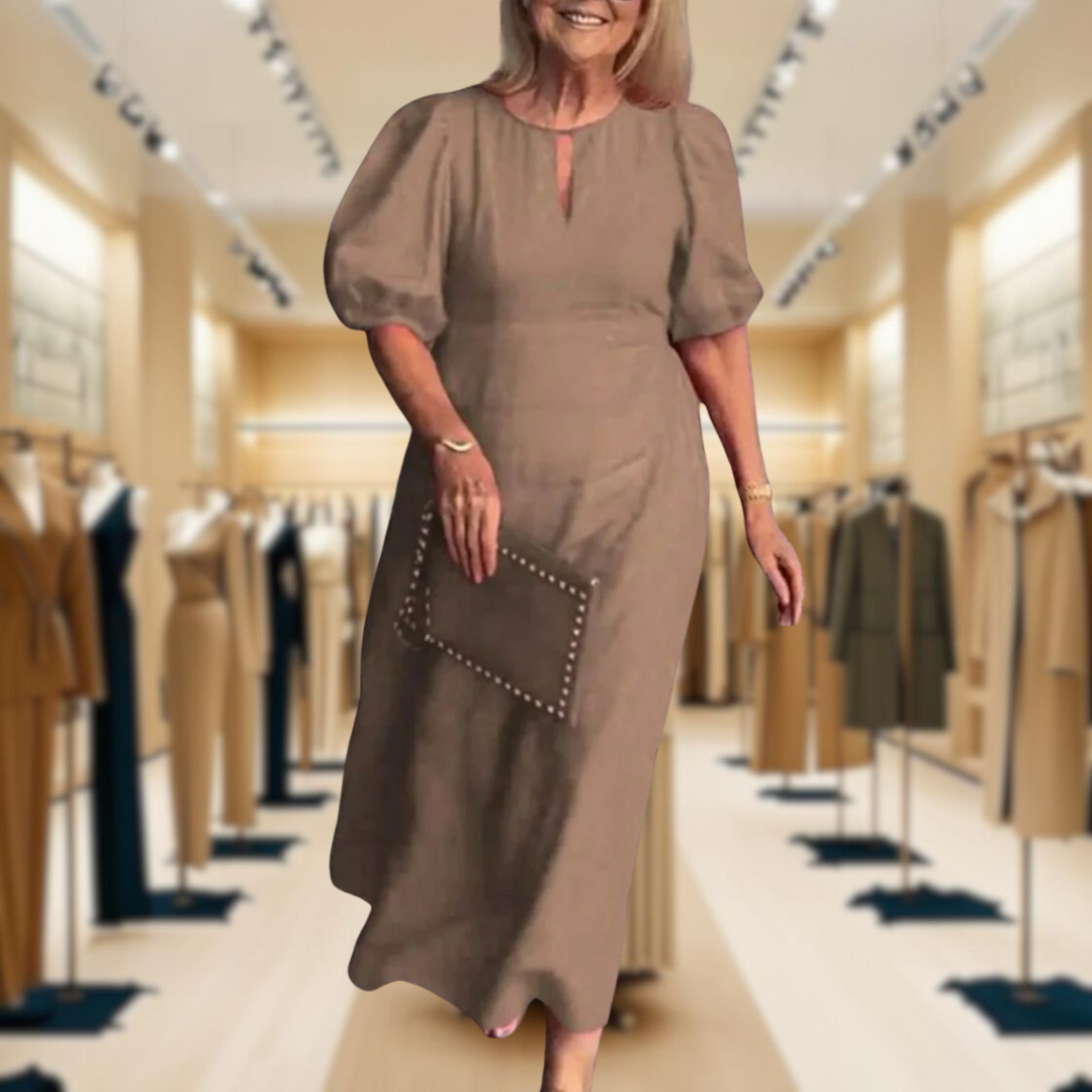 Lea | Timeless Solid-Colour Dress