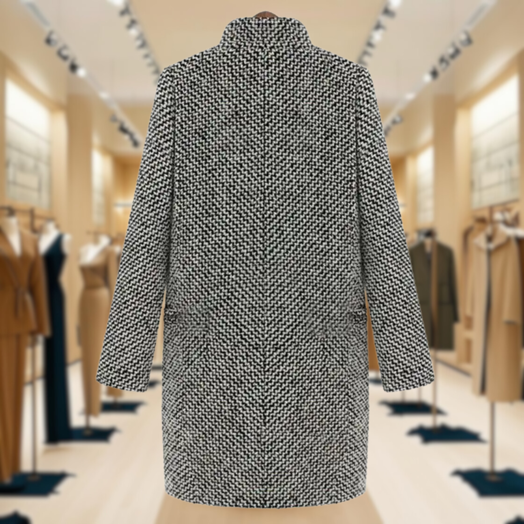 Klara™ | Elegant Long Wool Coat