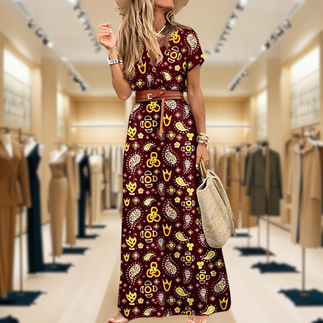 Vera™ | Elegant Bohemian Maxi Dress