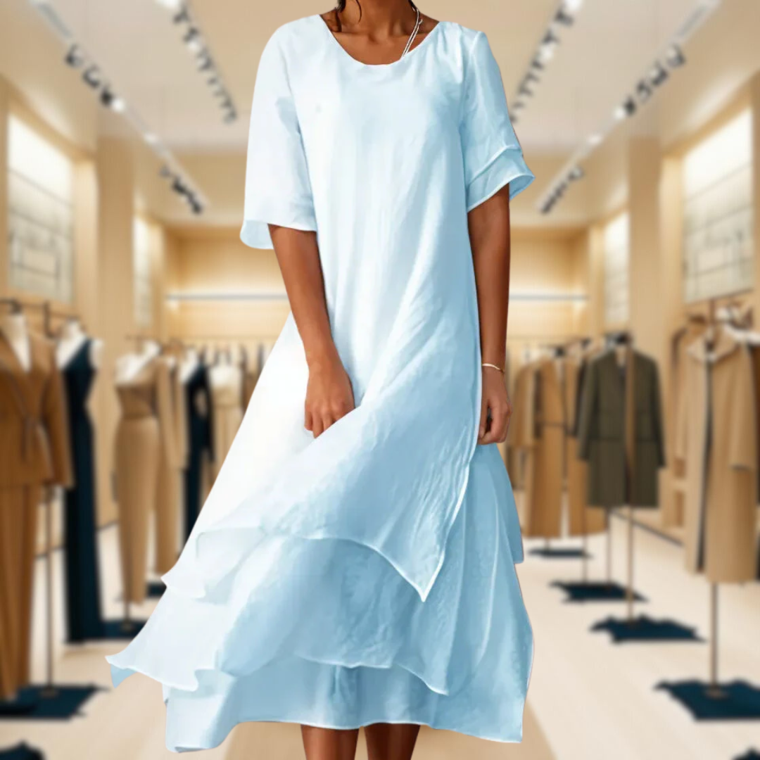 ELOISE | Elegant Cotton Long Dress