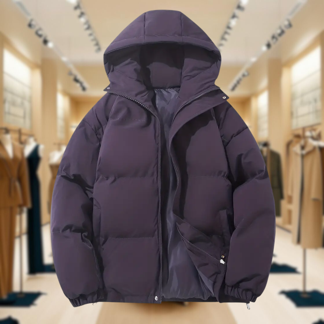 Anna | Forest Winter Jacket with Hood