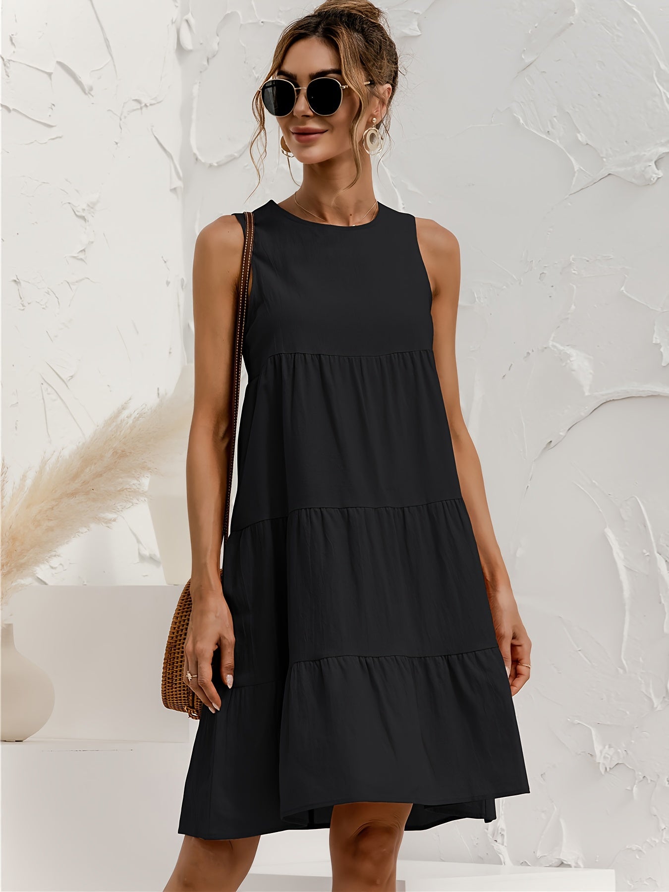 Selena - Tiered Tank Dress