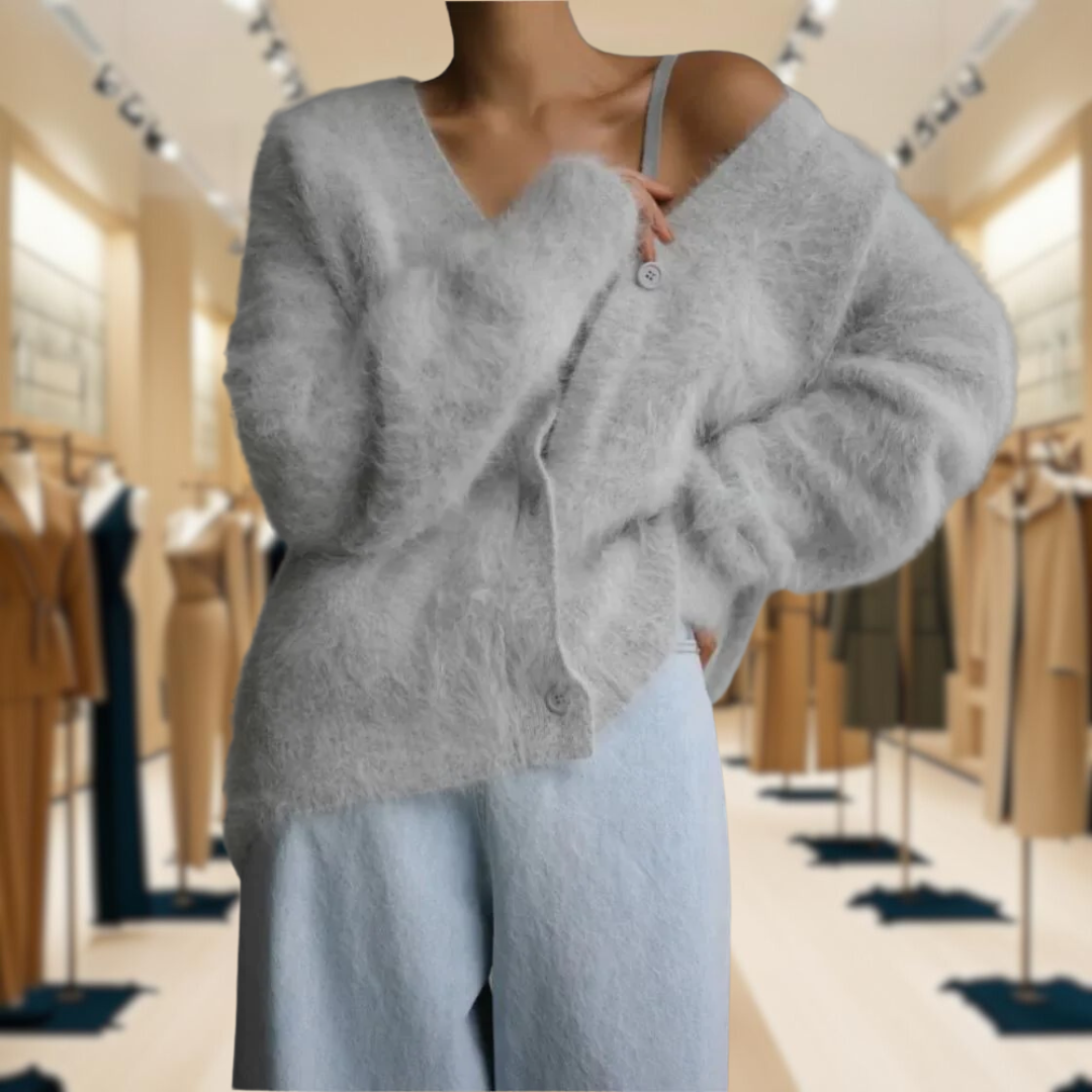 Eva™ | Comfortable Fur Cardigan