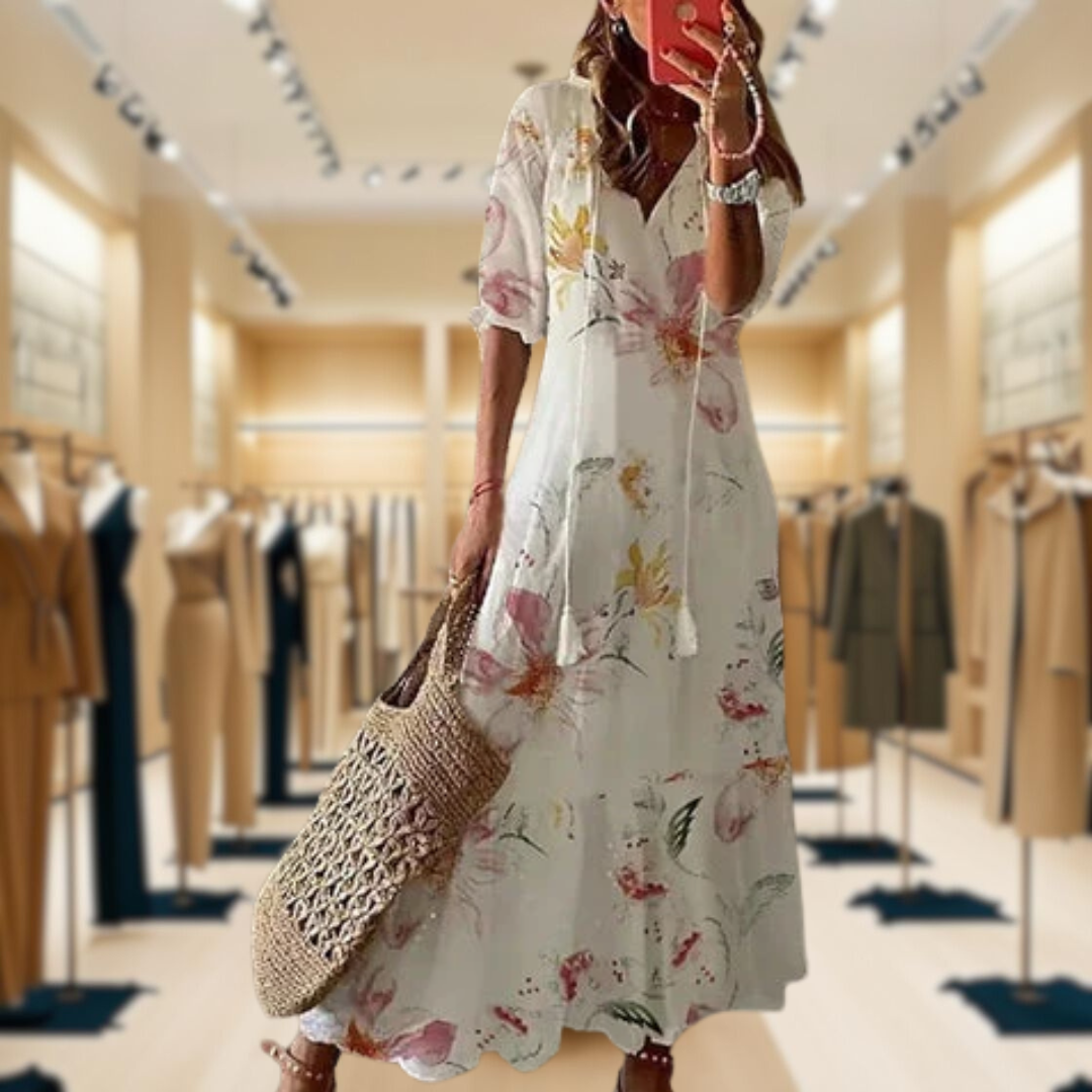 Fleur | Luxurious Casual Maxi Dress