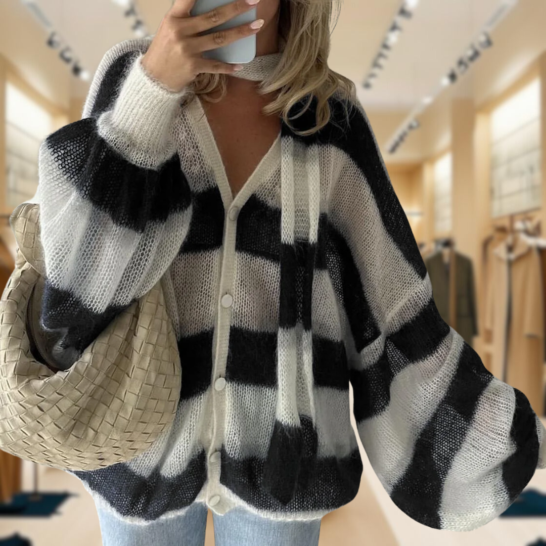 Romy™ | Cozy Stripe Sweater
