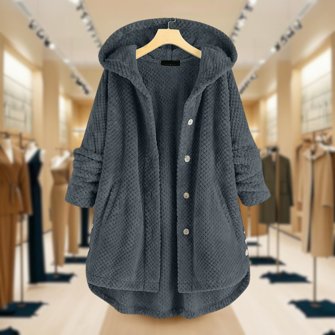 Mavis™ | Cozy Corduroy Hooded Coat