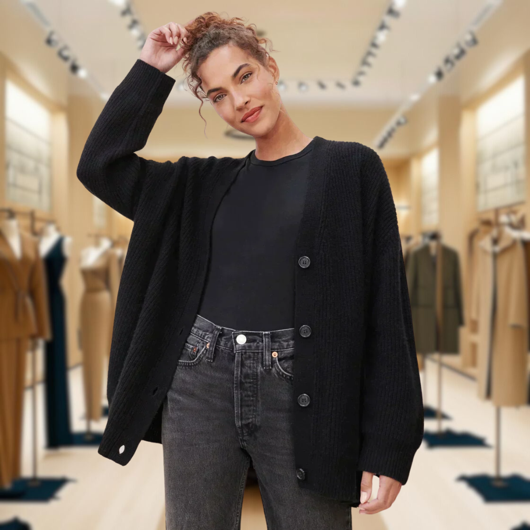Remy™ - Luxurious V-Neck Cardigan for Women