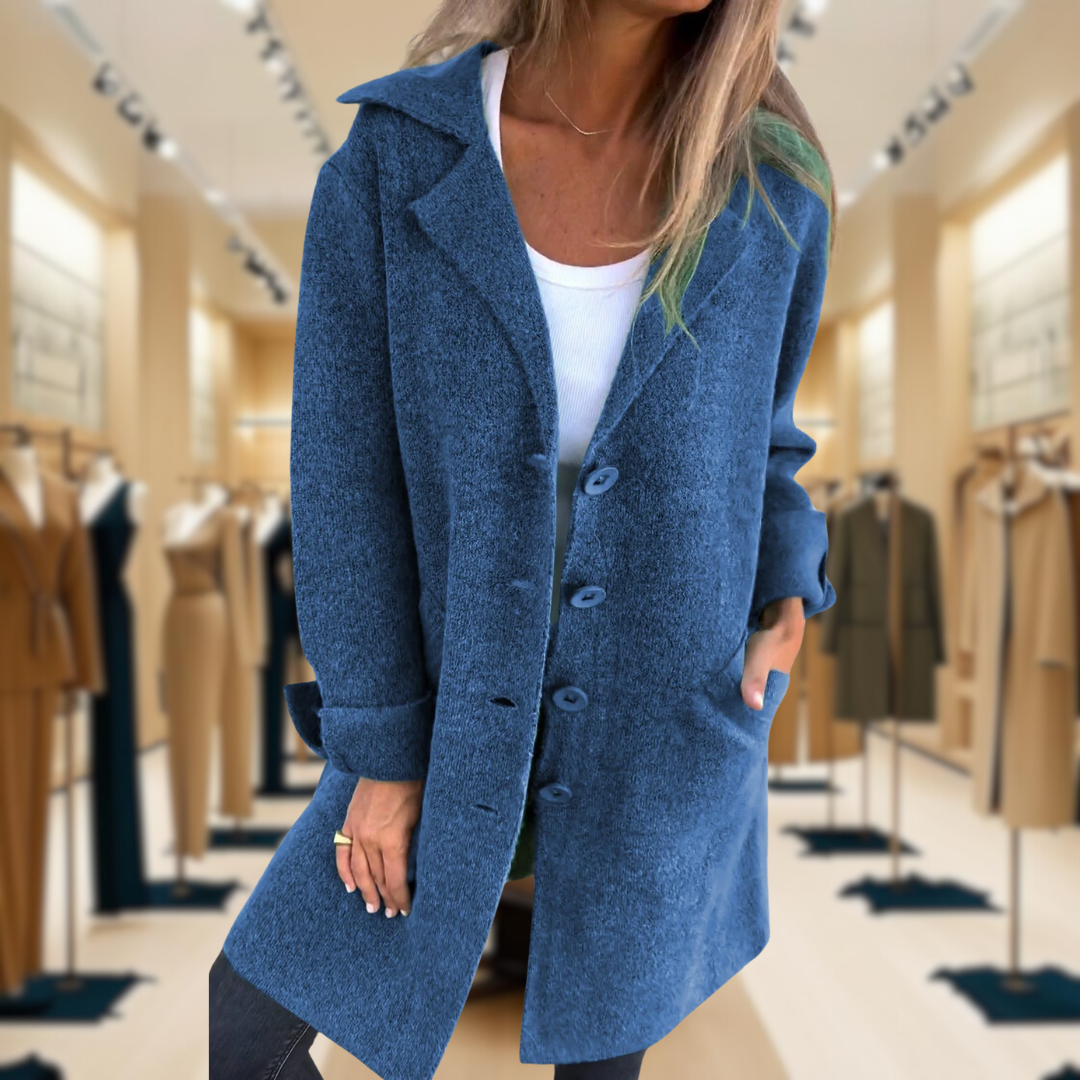 Ada™ | Stylish Long Knit Coat