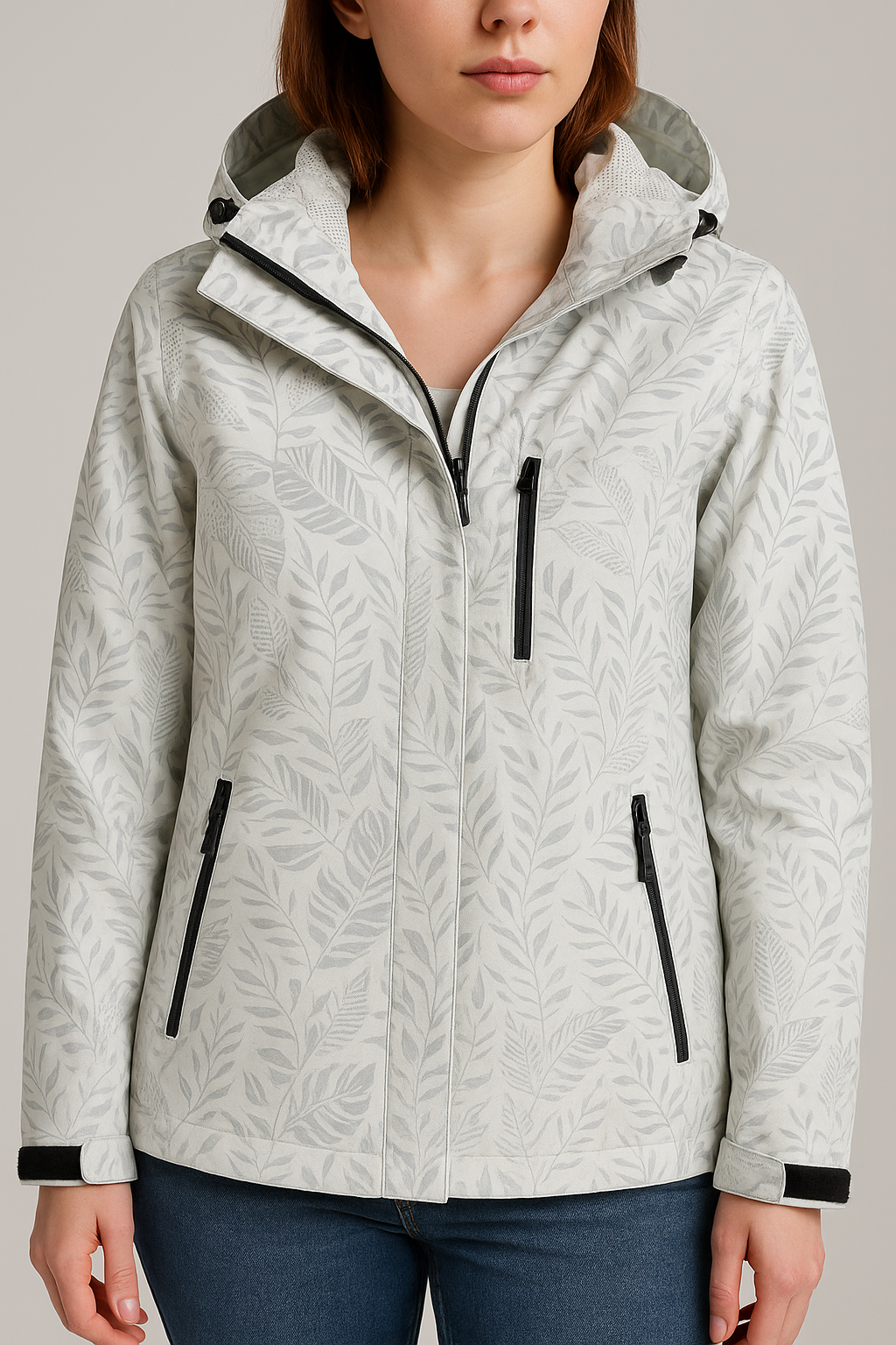 Holly - Printed Lightweight Waterproof Jacket