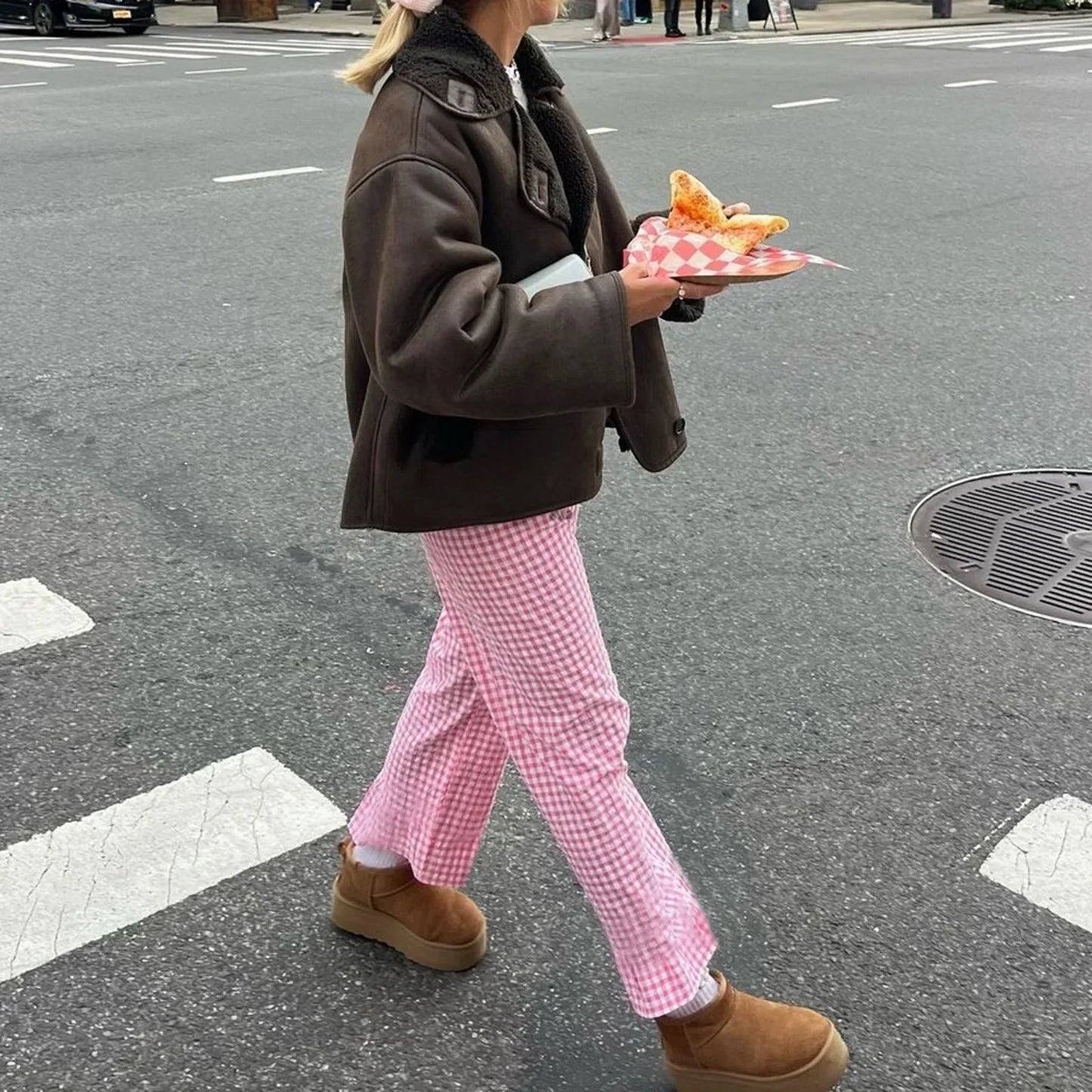 Suzie™ | High-waisted trousers with straight legs