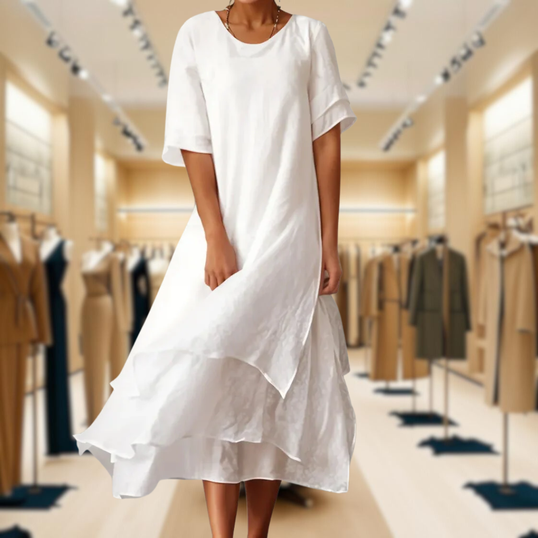 ELOISE | Elegant Cotton Long Dress