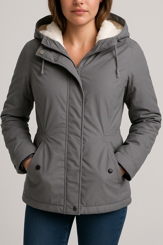 Naomi - Fleece Lined Hooded Parka Jacket