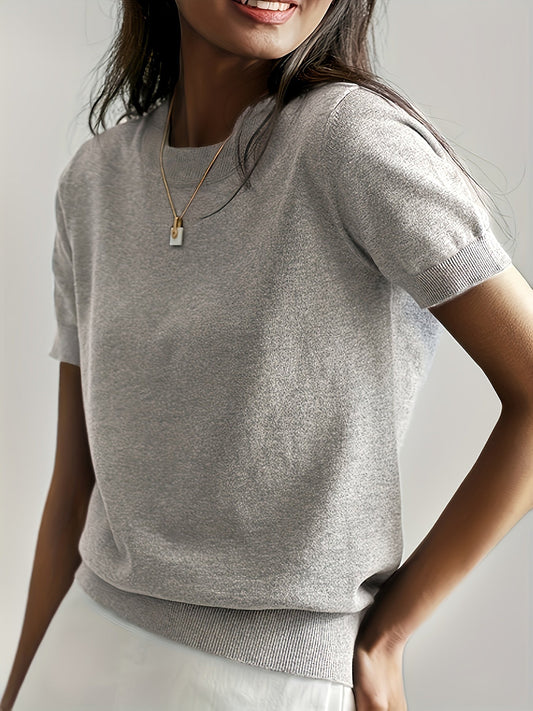 Queenie | Stylish Knitted T-shirt for Women
