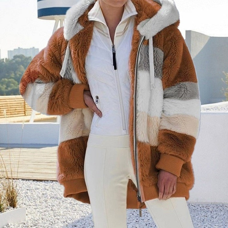 Fibi™ | Cozy Plush Vest with Hood