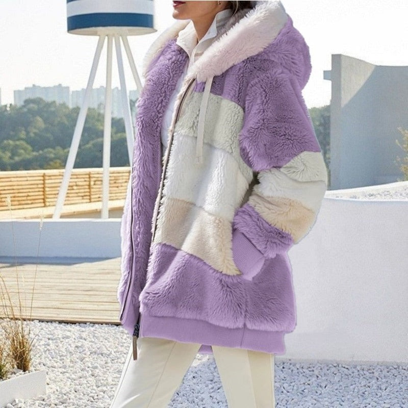 Fibi™ | Cozy Plush Vest with Hood