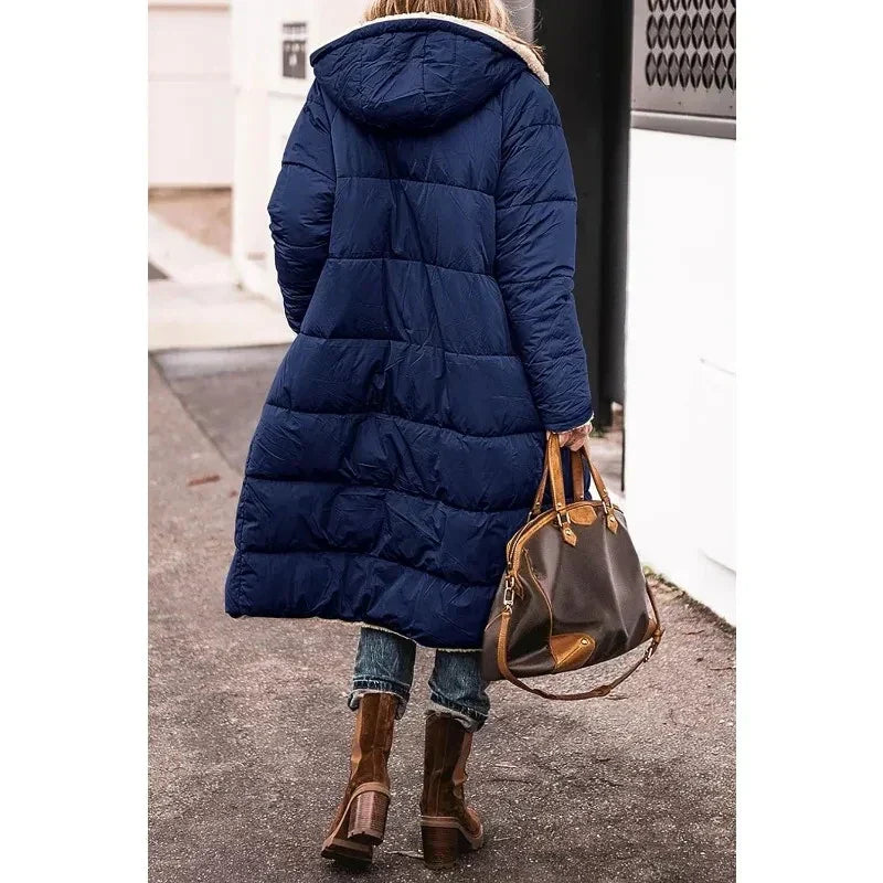 Ava - Oversized Sherpa-Lined Winter Coat
