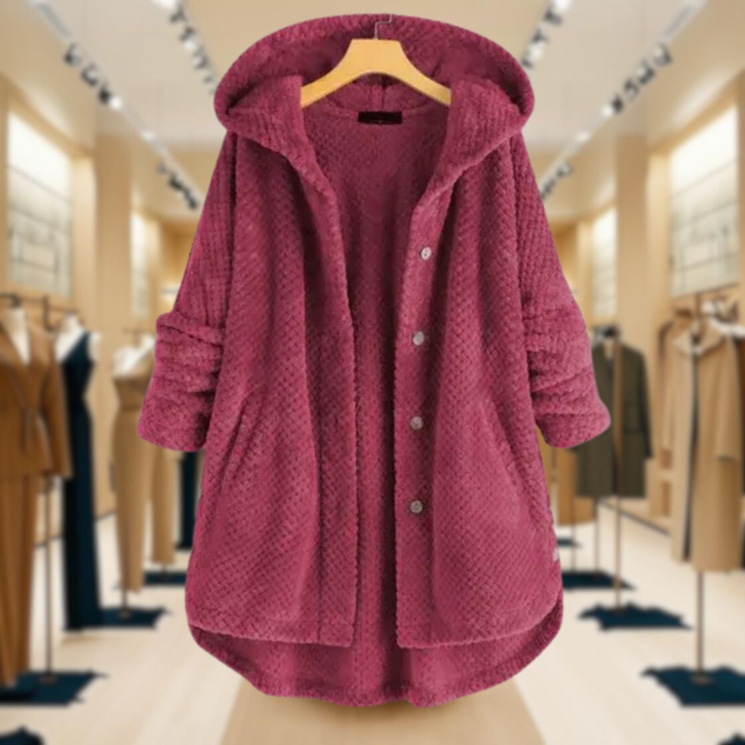 Mavis™ | Cozy Corduroy Hooded Coat