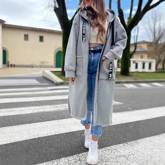 Mila™ | Elegant Long Cotton Coat