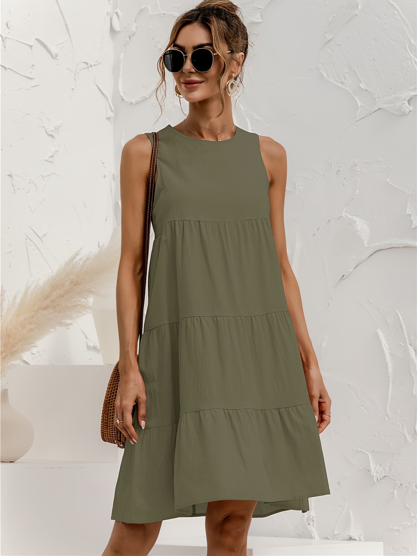 Selena - Tiered Tank Dress