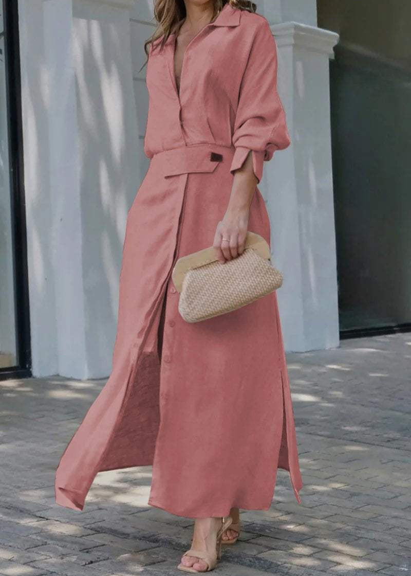 Judith™ | Stylish & Elegant Linen Maxi Dress