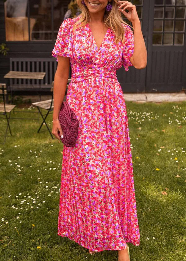 Sandie™ | Flattering Floral Spring Dress