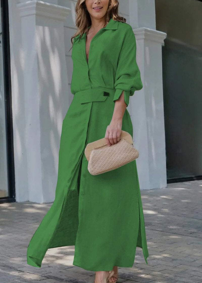 Judith™ | Stylish & Elegant Linen Maxi Dress